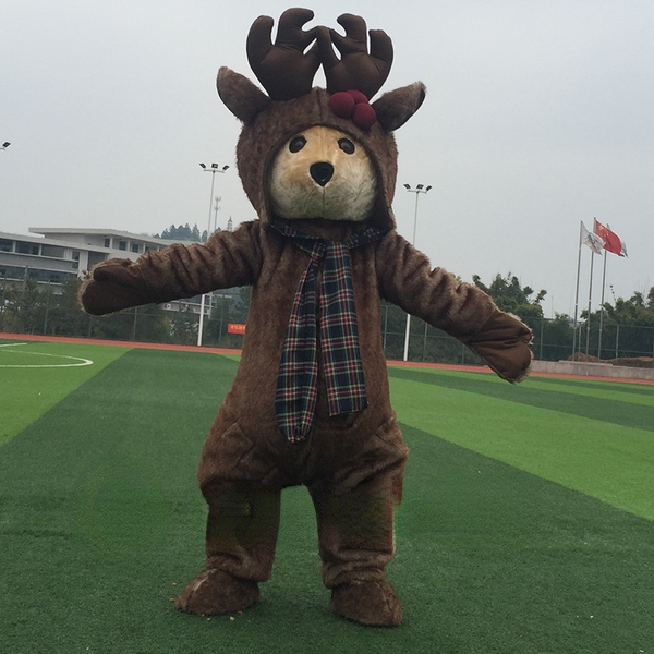 mascot costumeschristmas reindeer mascot costume role-playing cartoon doll walking props performance activity cos doll clothing, Red;yellow
mascot costumeschristmas reindeer mascot costume role-playing cartoon doll walking props performance activity cos doll clothing, Red;yellow