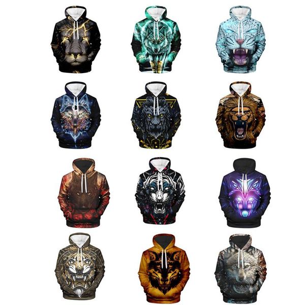 men's hoodies & sweatshirts hoodie animal role of foreign trade clothing 3d wolf lion color digital printing all india hooded, Black
men's hoodies & sweatshirts hoodie animal role of foreign trade clothing 3d wolf lion color digital printing all india hooded, Black