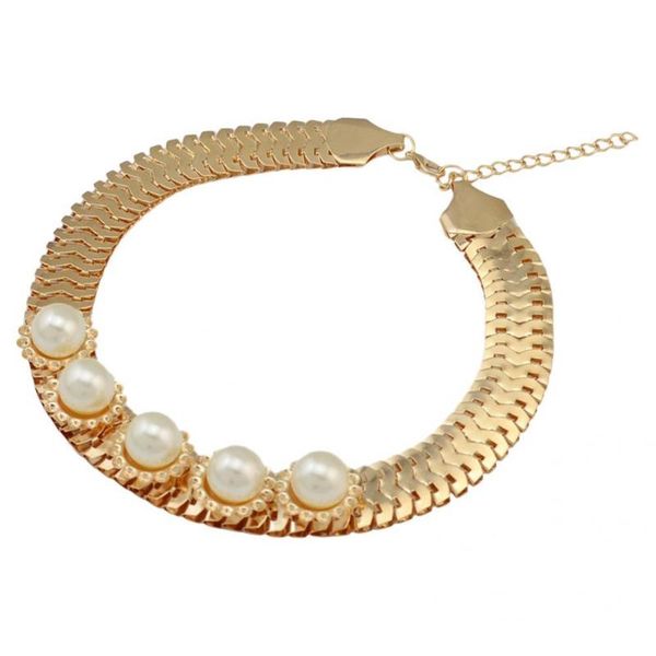 chokers alloy trendy snake chain short choker necklace sturdy collar for bar, Golden;silver
chokers alloy trendy snake chain short choker necklace sturdy collar for bar, Golden;silver