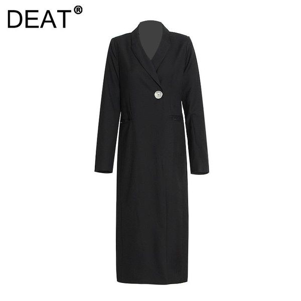 women's trench coats deat women coat notched long sleeve metal single button solid office lady style jackets 2021 autumn fashion 15jk49, Tan;black
women's trench coats deat women coat notched long sleeve metal single button solid office lady style jackets 2021 autumn fashion 15jk49, Tan;black