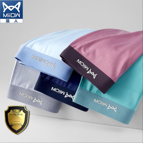 underpants arrival miiow men's underwear seamless modal graphene antibacterial boxers breathable boxer shorts, Black;white
underpants arrival miiow men's underwear seamless modal graphene antibacterial boxers breathable boxer shorts, Black;white