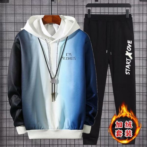 autumn winter fashion clothing japan mens tracksuits sets elastic waist trousers gradient sweatshirt suit casual jogger set male, Gray
autumn winter fashion clothing japan mens tracksuits sets elastic waist trousers gradient sweatshirt suit casual jogger set male, Gray