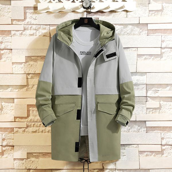 2021 new black trench gray man jacket casual windbreakers x-long fashion spring jackets iqze, Tan;black
2021 new black trench gray man jacket casual windbreakers x-long fashion spring jackets iqze, Tan;black