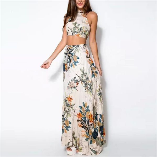 summer dress 2 womens tracksuits pcs set crop bodycon long maxi skirt party floral print beach dresses vestidos, Gray
summer dress 2 womens tracksuits pcs set crop bodycon long maxi skirt party floral print beach dresses vestidos, Gray