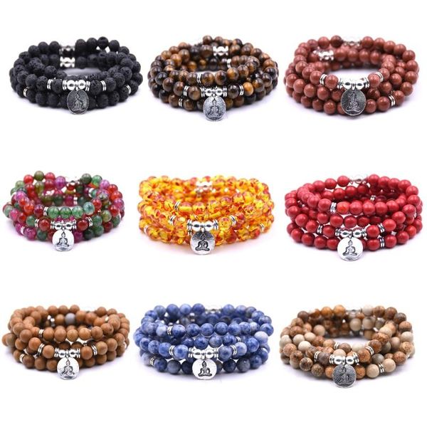 beaded, strands 108 natural energy stone bracelet hand beaded prayer healing yoga om charm women men fashion jewelry, Black
beaded, strands 108 natural energy stone bracelet hand beaded prayer healing yoga om charm women men fashion jewelry, Black