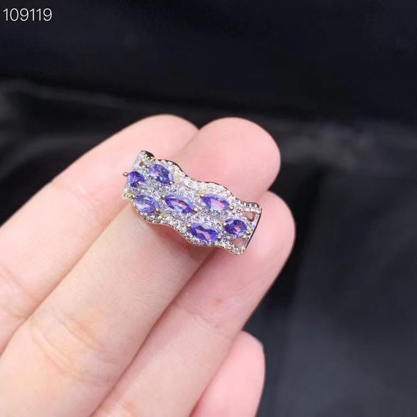 cluster rings elegant 100% real and natural tanzanite 925 sterling silver fine jewelry, Golden;silver
cluster rings elegant 100% real and natural tanzanite 925 sterling silver fine jewelry, Golden;silver
