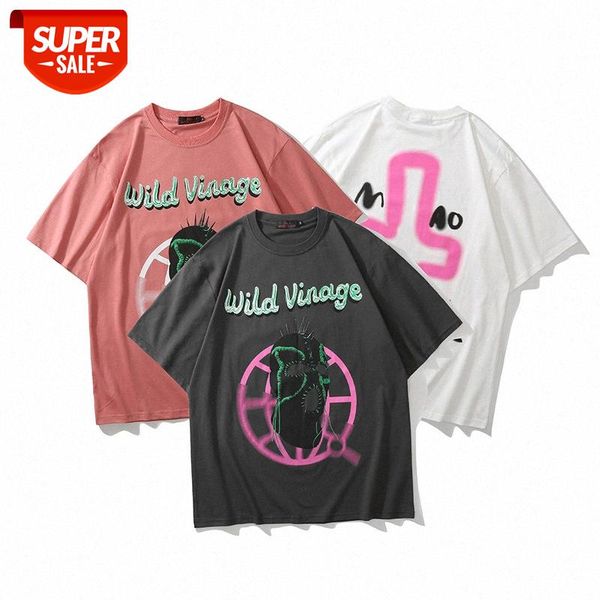 lawfoo men's mask graffiti letter print loose short-sleeved t-shirt #2j7c, White;black
lawfoo men's mask graffiti letter print loose short-sleeved t-shirt #2j7c, White;black
