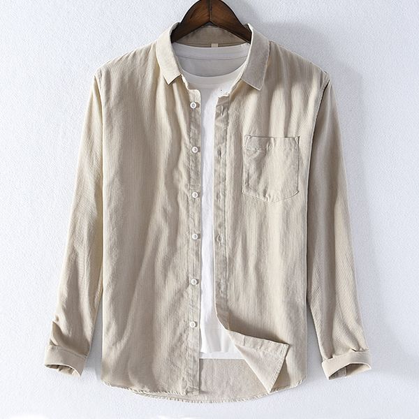 2021 new primavera veludo de algodo marca moda camisas para homens casual slida camisa masculina confortvel overhemd ub7f, White
2021 new primavera veludo de algodo marca moda camisas para homens casual slida camisa masculina confortvel overhemd ub7f, White
