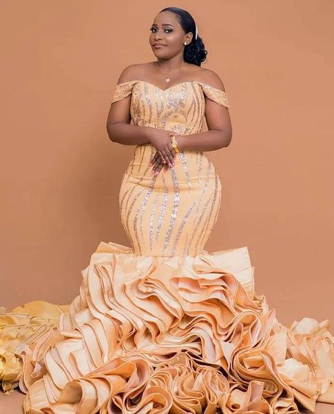 2021 plus size arabic aso ebi gold mermaid prom dresses satin lace tiers evening formal party second reception gowns dress zj206, Black
2021 plus size arabic aso ebi gold mermaid prom dresses satin lace tiers evening formal party second reception gowns dress zj206, Black