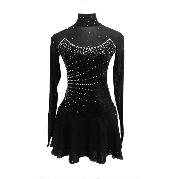 ice skating dresses performance wear custom desing figure skating is customization spandex ice clothing, Black;red
ice skating dresses performance wear custom desing figure skating is customization spandex ice clothing, Black;red