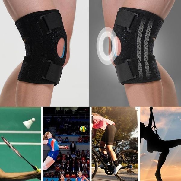elbow & knee pads joint spring breathable non-slip power lift support sport running basket, Black;gray
elbow & knee pads joint spring breathable non-slip power lift support sport running basket, Black;gray