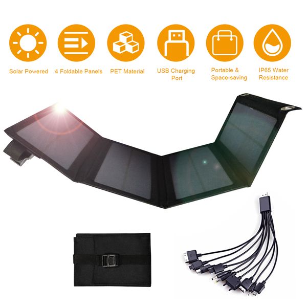 2021 new 4 folding panels 5v 20w usb portable solar panel fold ip65 proof dwaterproof water mobile battery charger srs7
2021 new 4 folding panels 5v 20w usb portable solar panel fold ip65 proof dwaterproof water mobile battery charger srs7