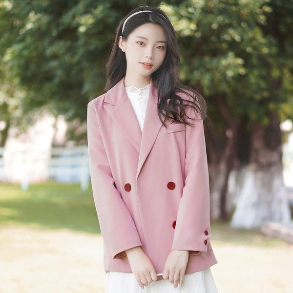 women's suits & blazers pink elegant womens long sleeve fashion casual autumn korean marynarka damska jacket women de50xz, White;black
women's suits & blazers pink elegant womens long sleeve fashion casual autumn korean marynarka damska jacket women de50xz, White;black