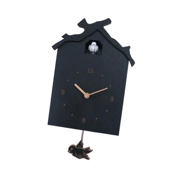 1pc creative cuckoo house wall clock wooden elegant home hanging clock with chime and pendulum (without battery)
1pc creative cuckoo house wall clock wooden elegant home hanging clock with chime and pendulum (without battery)