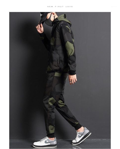 running sets 2021 autumn and winter casual camouflage sports 3 piece suit men's long-sleeved sweater1, Black;blue
running sets 2021 autumn and winter casual camouflage sports 3 piece suit men's long-sleeved sweater1, Black;blue