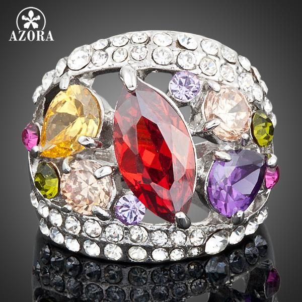 cluster rings azora white gold color multicolour austrian crystal water drop cubic zirconia wedding ring tr0009, Golden;silver
cluster rings azora white gold color multicolour austrian crystal water drop cubic zirconia wedding ring tr0009, Golden;silver