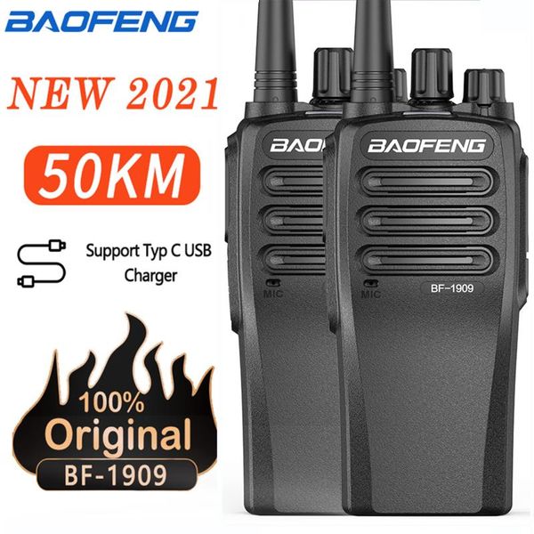 walkie talkie 2pcs baofeng bf-1909 12w powerful type c charger portable two way radio transceiver 50km longdistance
walkie talkie 2pcs baofeng bf-1909 12w powerful type c charger portable two way radio transceiver 50km longdistance