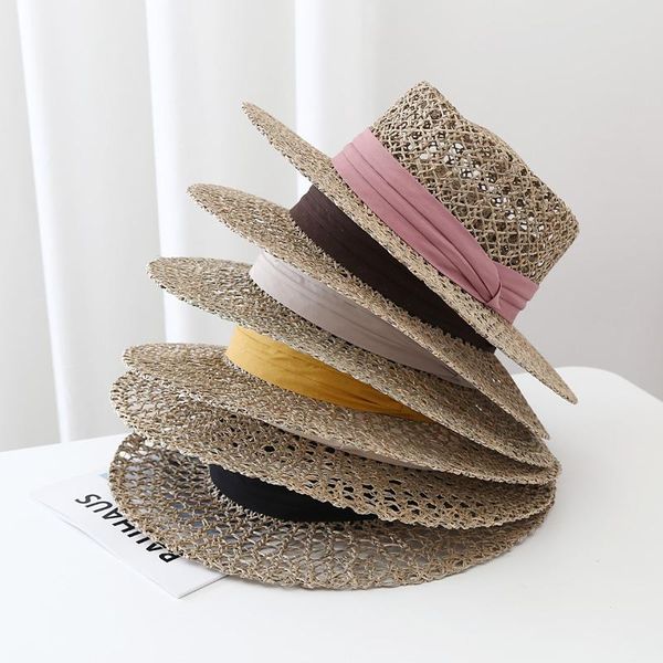 wide brim hats simple fashion etch web spring summer beach women sun shade hat outdoor enjoy sand lady classics jazz panam1 straw cap, Blue;gray
wide brim hats simple fashion etch web spring summer beach women sun shade hat outdoor enjoy sand lady classics jazz panam1 straw cap, Blue;gray
