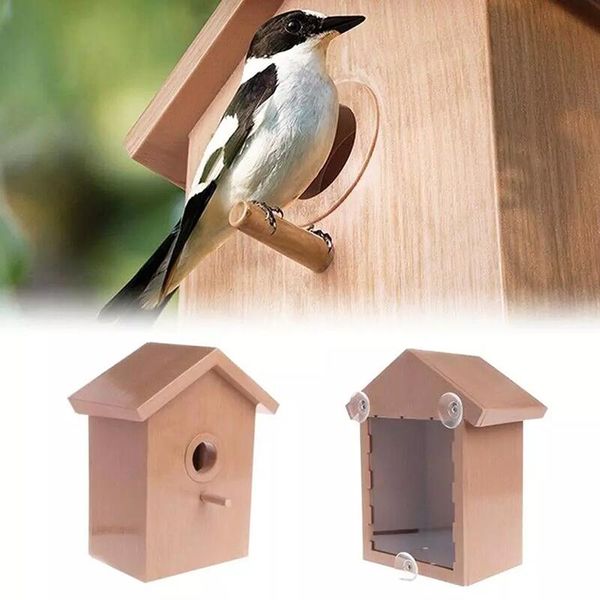 other bird supplies creative wooden house breeding cage feeding nest garden backyard balcony simulation fence birdhouse home decor
other bird supplies creative wooden house breeding cage feeding nest garden backyard balcony simulation fence birdhouse home decor