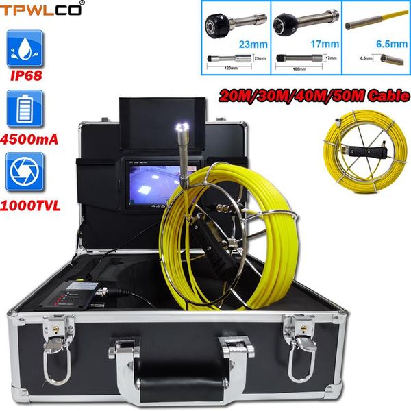 ip68 waterproof 1000tvl 23mm/17mm/6.5mm video record camera 20m-50m cable sewer inspection industrial camera system with 7" lcd
ip68 waterproof 1000tvl 23mm/17mm/6.5mm video record camera 20m-50m cable sewer inspection industrial camera system with 7" lcd