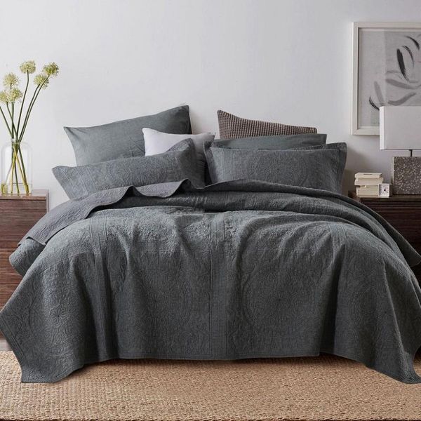 comforters & sets chausub quality cotton bedspread quilt set 3pcs coverlet embroidered quilted bed cover pillowcase king queen summer blanke
comforters & sets chausub quality cotton bedspread quilt set 3pcs coverlet embroidered quilted bed cover pillowcase king queen summer blanke
