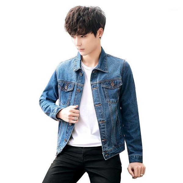 denim jackets for men autumn casual slim long sleeve bomber jacket korean fashion turn-down collar black chamarras men's, Black;brown
denim jackets for men autumn casual slim long sleeve bomber jacket korean fashion turn-down collar black chamarras men's, Black;brown