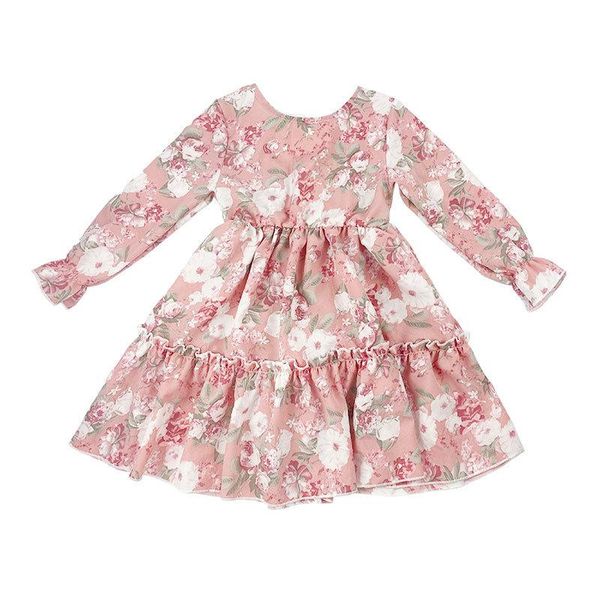 girl's dresses spring autumn children girls doll collar long sleeve 2-6y kids clothes flower print baby folds dress clothing, Red;yellow
girl's dresses spring autumn children girls doll collar long sleeve 2-6y kids clothes flower print baby folds dress clothing, Red;yellow