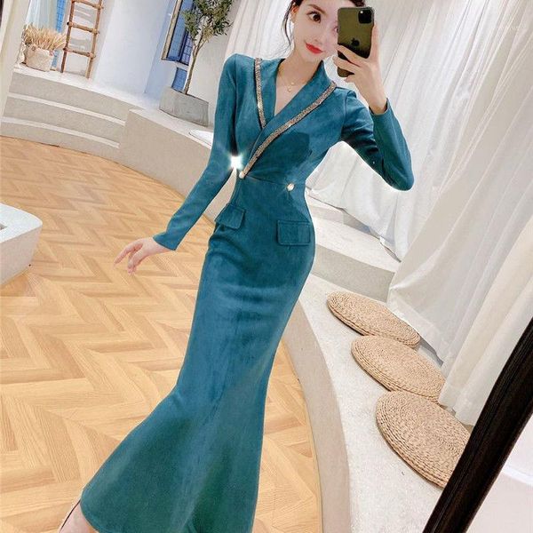 casual dresses women 2021 spring autumn elegant office slim female long sleeve vintage mermaid dress ladies bodycon maxi vestidos y207, Black;gray
casual dresses women 2021 spring autumn elegant office slim female long sleeve vintage mermaid dress ladies bodycon maxi vestidos y207, Black;gray