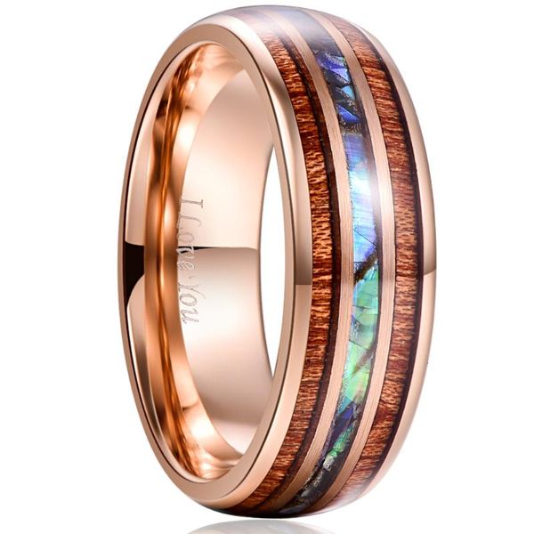 wedding rings engagement anniversary ring gift 8mm width 2.3mm thick rose gold inlay acacia abalone shell men women tungsten steel, Slivery;golden
wedding rings engagement anniversary ring gift 8mm width 2.3mm thick rose gold inlay acacia abalone shell men women tungsten steel, Slivery;golden