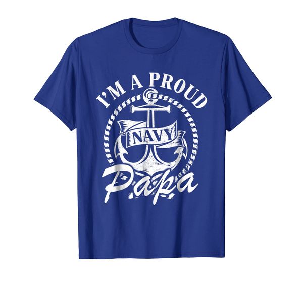 i'm a proud u.s. navy papa t-shirt - pride military grandpa, White;black 
i'm a proud u.s. navy papa t-shirt - pride military grandpa, White;black