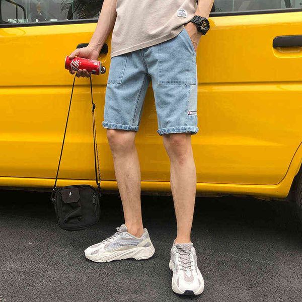 men's jeans pierced denim shorts 2021 summer thin trend loose s men's korean casual straight pants, Blue
men's jeans pierced denim shorts 2021 summer thin trend loose s men's korean casual straight pants, Blue