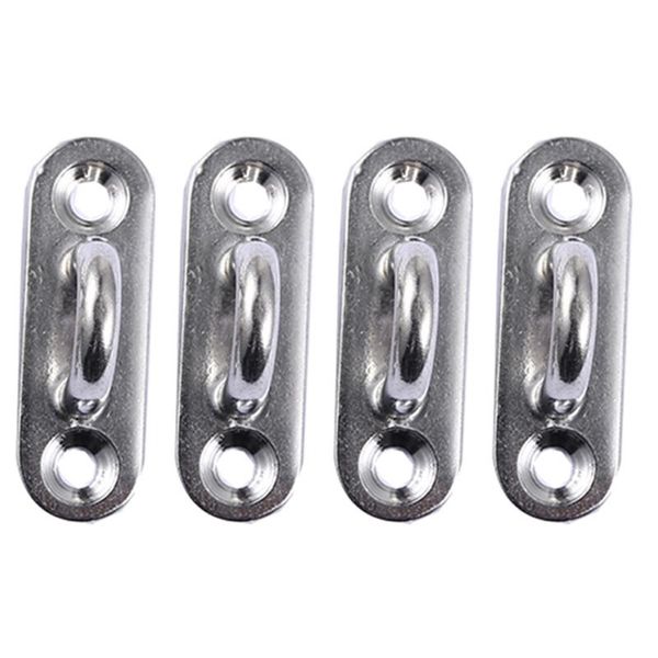 4pcs/set stainless steel oblong pad eye plate staple ring hook u shaped screws mount hook hanger hardware
4pcs/set stainless steel oblong pad eye plate staple ring hook u shaped screws mount hook hanger hardware