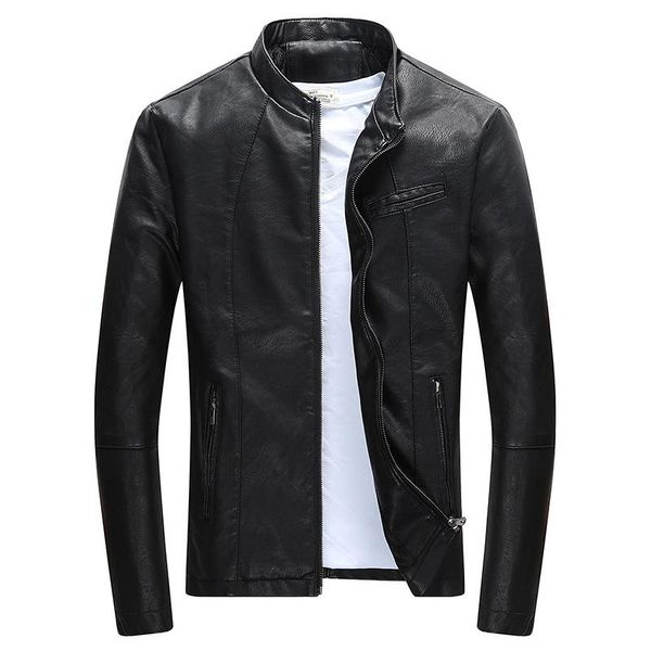 men's jackets autumn winter men motorcycle leather jacket youth stand collar fur pu velvet slim outerwear streetwear windproof coat, Black;brown
men's jackets autumn winter men motorcycle leather jacket youth stand collar fur pu velvet slim outerwear streetwear windproof coat, Black;brown