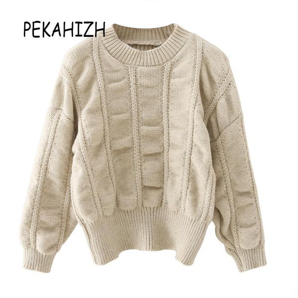 women's sweaters vintage o-neck long sleeve knitted sweater fashion slim warm elegant office pullover lady casual loose chic 2021, White;black
women's sweaters vintage o-neck long sleeve knitted sweater fashion slim warm elegant office pullover lady casual loose chic 2021, White;black