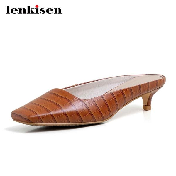 dress shoes lenkisen european style cow leather square toe stone pattern gingham med thin heel mules slip on office lady women pumps l63, Black
dress shoes lenkisen european style cow leather square toe stone pattern gingham med thin heel mules slip on office lady women pumps l63, Black