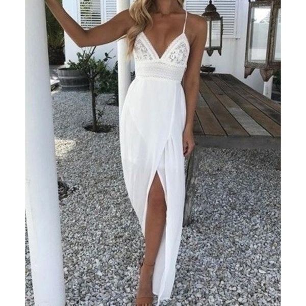 casual dresses fashion summer women asymmetrical patchwork dress suspender backless long sleeve v neck lace maxi, Black;gray
casual dresses fashion summer women asymmetrical patchwork dress suspender backless long sleeve v neck lace maxi, Black;gray
