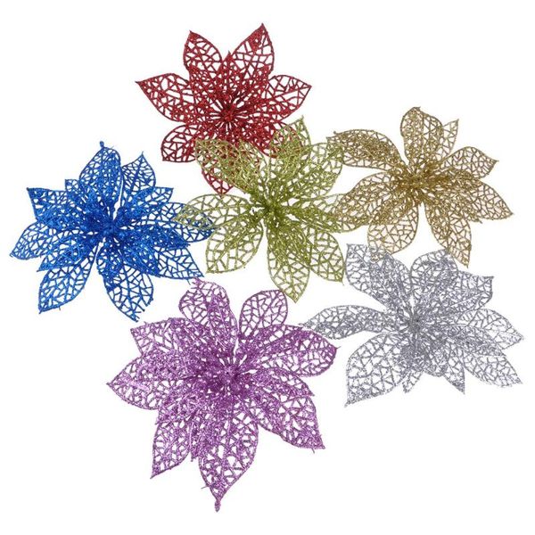 decorative flowers & wreaths glitter fake hollow petal fashion artificial flower christmas ornament 13.5*13.5 cm 10pcs/set beautiful
decorative flowers & wreaths glitter fake hollow petal fashion artificial flower christmas ornament 13.5*13.5 cm 10pcs/set beautiful