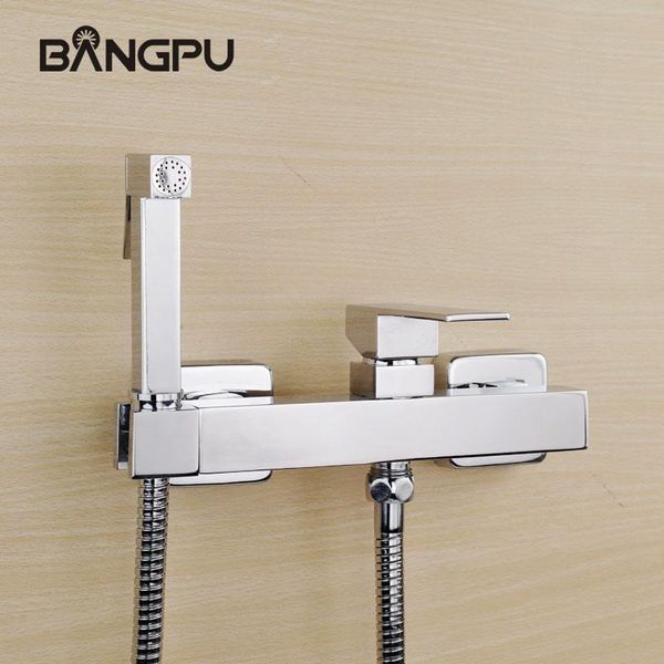 bidet faucets bangpu brass handheld faucet bathroom shower sprayer wall mounted hand set in polished chrome finish
bidet faucets bangpu brass handheld faucet bathroom shower sprayer wall mounted hand set in polished chrome finish