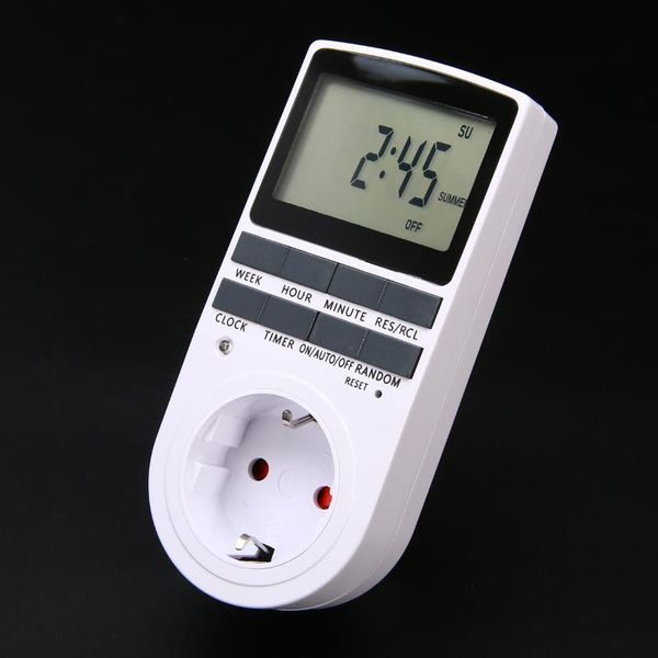 timers electronic digital timer socket eu plug-in programmable 7 day 12/24 hour timing switch kitchen outlet
timers electronic digital timer socket eu plug-in programmable 7 day 12/24 hour timing switch kitchen outlet