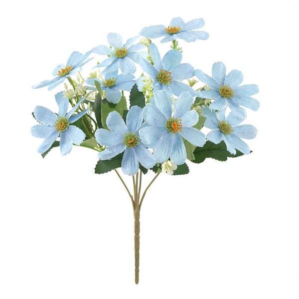 33cm artificial fake daisy silk flower floral bridal bouquet for wedding party decor home office decoration, 5 forks 10 heads
33cm artificial fake daisy silk flower floral bridal bouquet for wedding party decor home office decoration, 5 forks 10 heads
