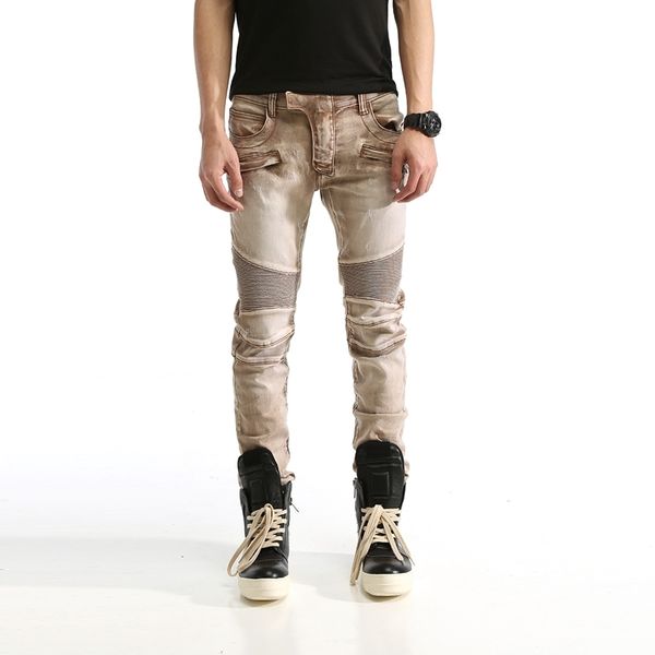 men's trousers of new americans fashion thin retro-skinny personality jeans denim pants 949 xxbo, Blue
men's trousers of new americans fashion thin retro-skinny personality jeans denim pants 949 xxbo, Blue