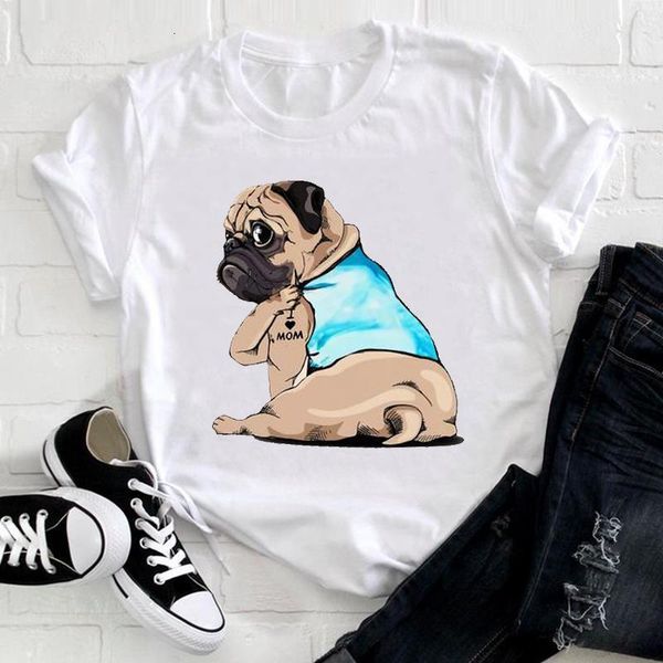women short sleeve kawaii cute dog mom clothing cartoon animal 90s clothes ladies graphic print tee tshirt female t-shirt, White
women short sleeve kawaii cute dog mom clothing cartoon animal 90s clothes ladies graphic print tee tshirt female t-shirt, White