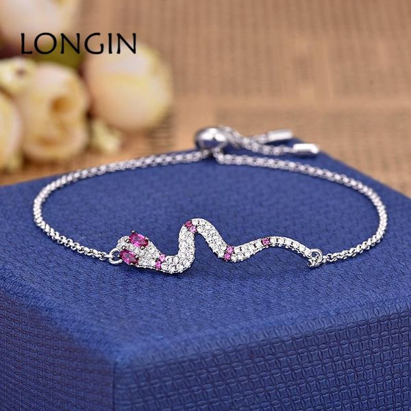 link, chain cubic zircon blue color snake bracelet adjustable fashion personality exaggerated jewelry korean gift, Black
link, chain cubic zircon blue color snake bracelet adjustable fashion personality exaggerated jewelry korean gift, Black