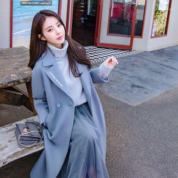 autumn and winter style is thin plus cotton thick woolen coat women's wool & blends, Black
autumn and winter style is thin plus cotton thick woolen coat women's wool & blends, Black