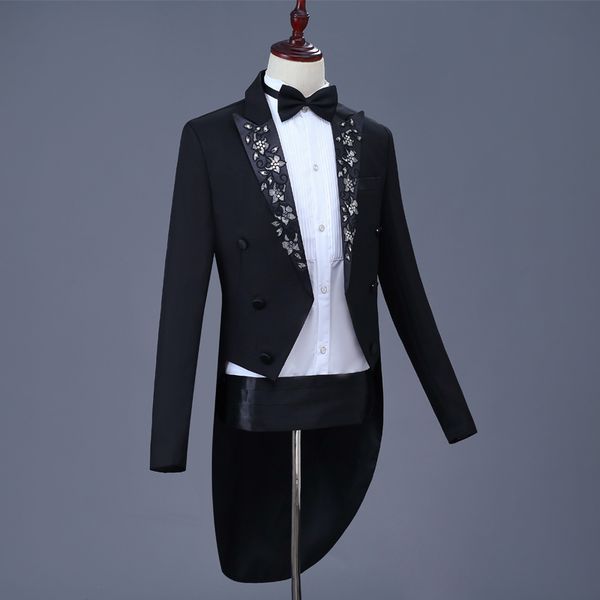 mens swallowtail costume applique sequins tailcoat pants suit club magician stage outfit prom singer chorus dress host clothing, Black;red
mens swallowtail costume applique sequins tailcoat pants suit club magician stage outfit prom singer chorus dress host clothing, Black;red