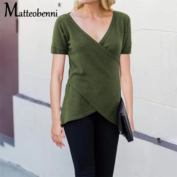 new 2021 spring summer casual solid color v-neck office fashion asymmetrical slim pullover women's streetwear t-shirt 961u, White
new 2021 spring summer casual solid color v-neck office fashion asymmetrical slim pullover women's streetwear t-shirt 961u, White