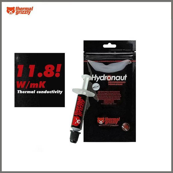 fans & coolings thermal grizzly hydronaut 1g/3.9g/7.8g amd intel processor paste 11.8w/ cpu/gpu computer radiator
fans & coolings thermal grizzly hydronaut 1g/3.9g/7.8g amd intel processor paste 11.8w/ cpu/gpu computer radiator