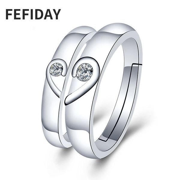 wedding rings fefiday wholesale fashion couple mens jewelry for women adjustable love engagement heart ring set, Slivery;golden
wedding rings fefiday wholesale fashion couple mens jewelry for women adjustable love engagement heart ring set, Slivery;golden