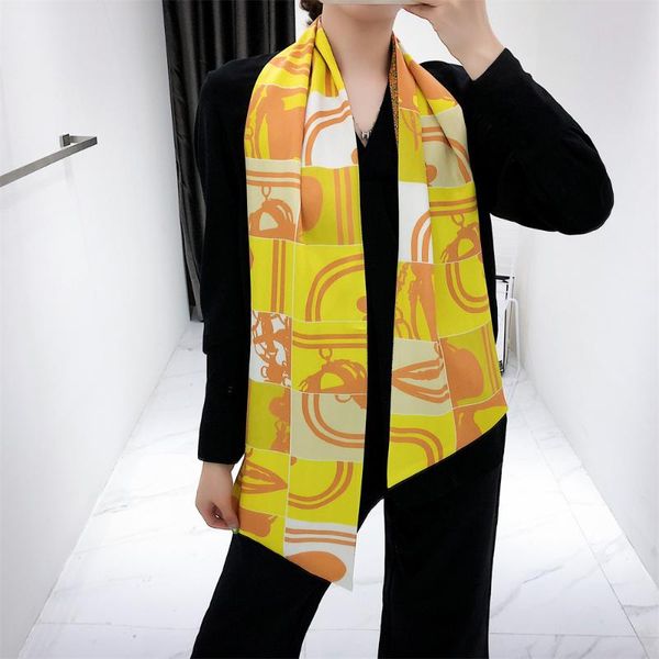 scarves 160cm geometric striped twill scarf double-deck women tie head silk & wraps neckerchief for ladies, Blue;gray
scarves 160cm geometric striped twill scarf double-deck women tie head silk & wraps neckerchief for ladies, Blue;gray
