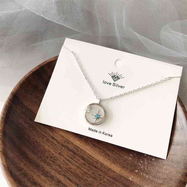 korean star white mother shell necklace female s925 pure silver simple student mori department versatile clavicle chain gift trend, Black
korean star white mother shell necklace female s925 pure silver simple student mori department versatile clavicle chain gift trend, Black